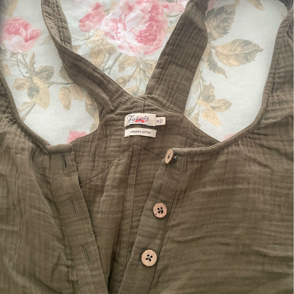 fahrety 100% cotton one piece jumpsuit